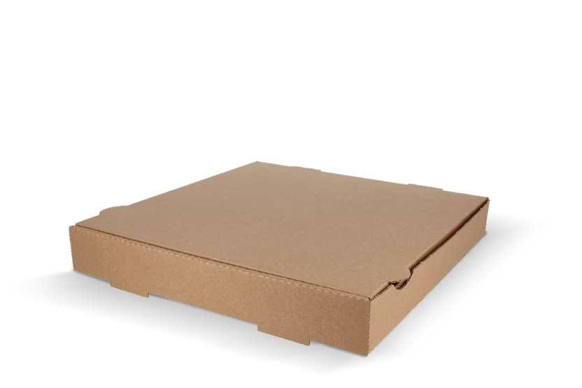 Pizzadozen 36x36x4cm kraft bruin (100 stuks)