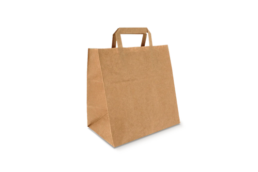 Papieren tassen Klein kraft 26x17x26cm gerecycled