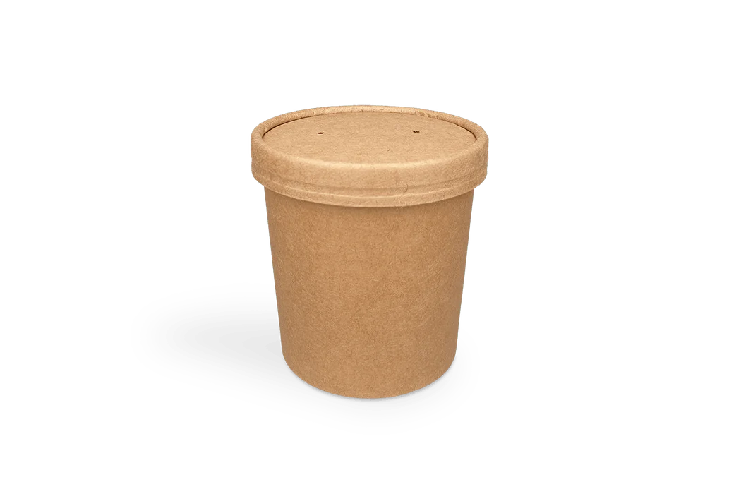 Deksel soepbeker 240-360ml Ø90mm kraft (500 stuks)