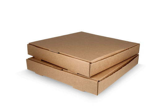 Pizzadozen 29x29x4cm kraft bruin BIO (100 stuks)