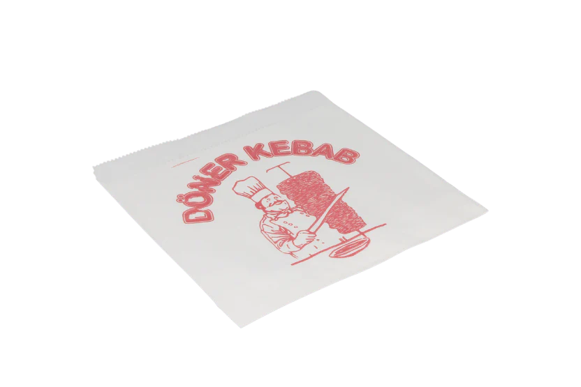 Döner zakjes 15x15 cm BIO (per kilo)