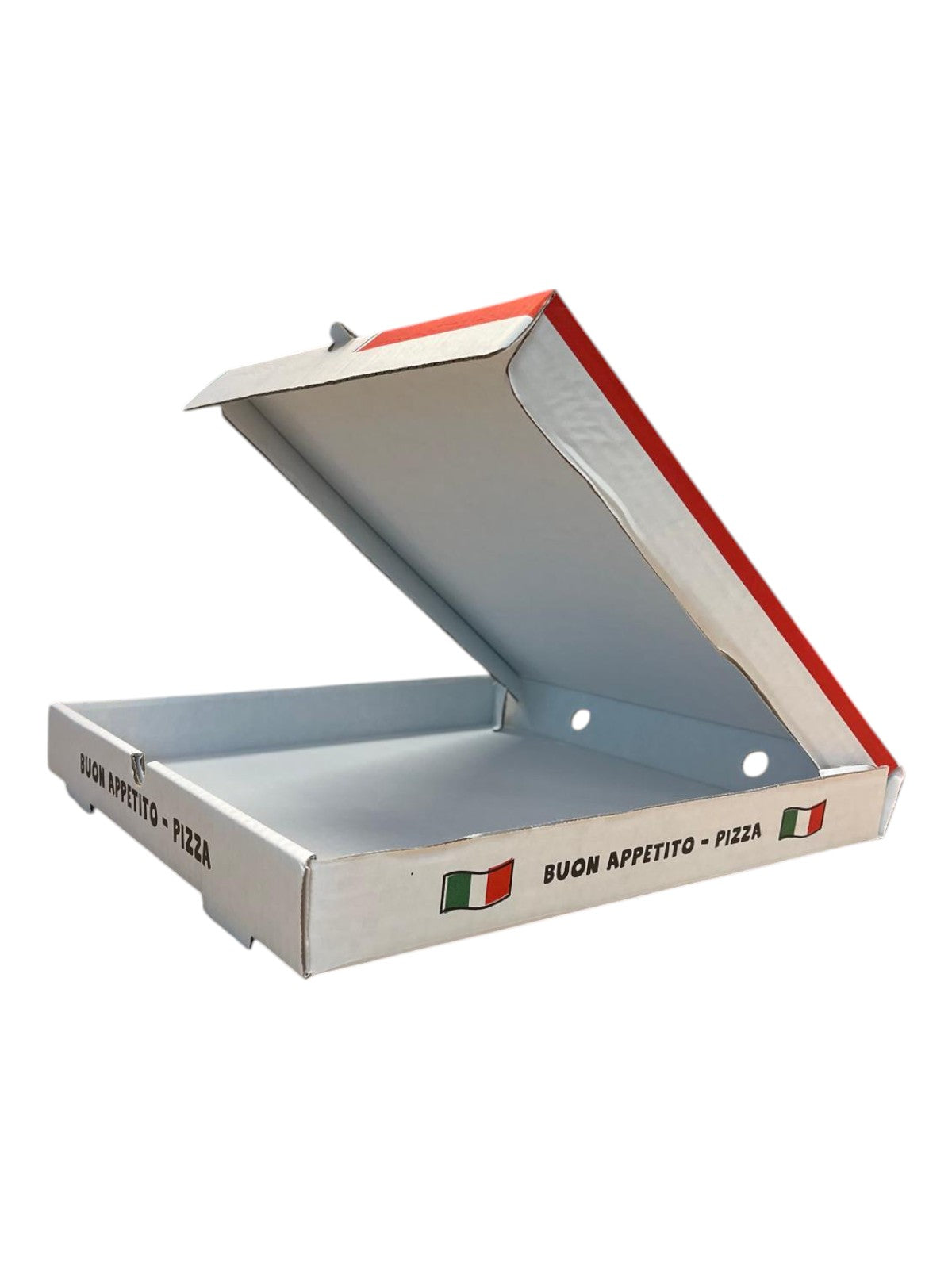 Pizzadoze 32x32x40 cm. Wit - Standaard Ontwerp (100 stuks)