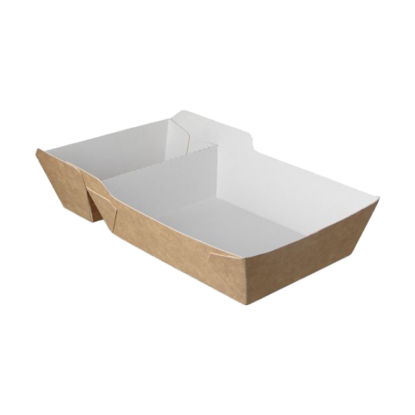 Snackbak A23 – Kraft – 400 stuks – Bruin/Wit