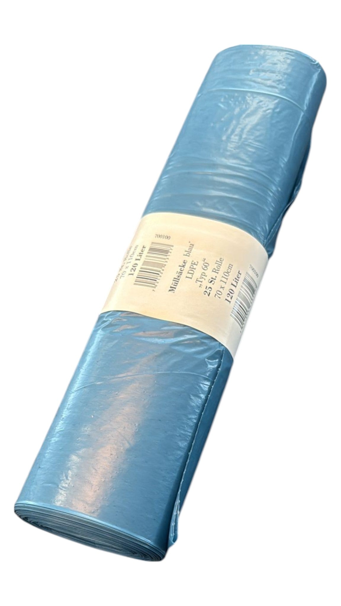 Vuilniszakken – 70 x 110 cm – Blauw (250 stuks)