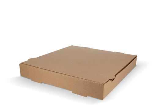 Pizzadozen 36x36x4cm kraft bruin (100 stuks)