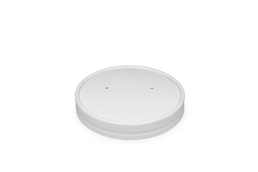 Deksel soepbeker 240-360ml Ø90mm karton wit (500 stuks)
