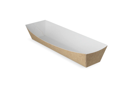 Frikandelbakjes A16 kraft/wit BIO (400 stuks)