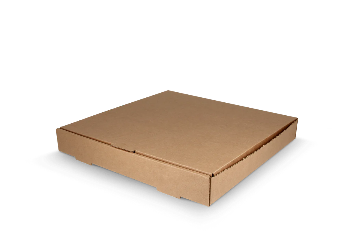 Pizza boxes 30x30x4cm kraft brown BIO (100 pieces)