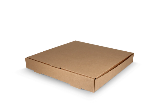 Pizza boxes 30x30x4cm kraft brown BIO (100 pieces)