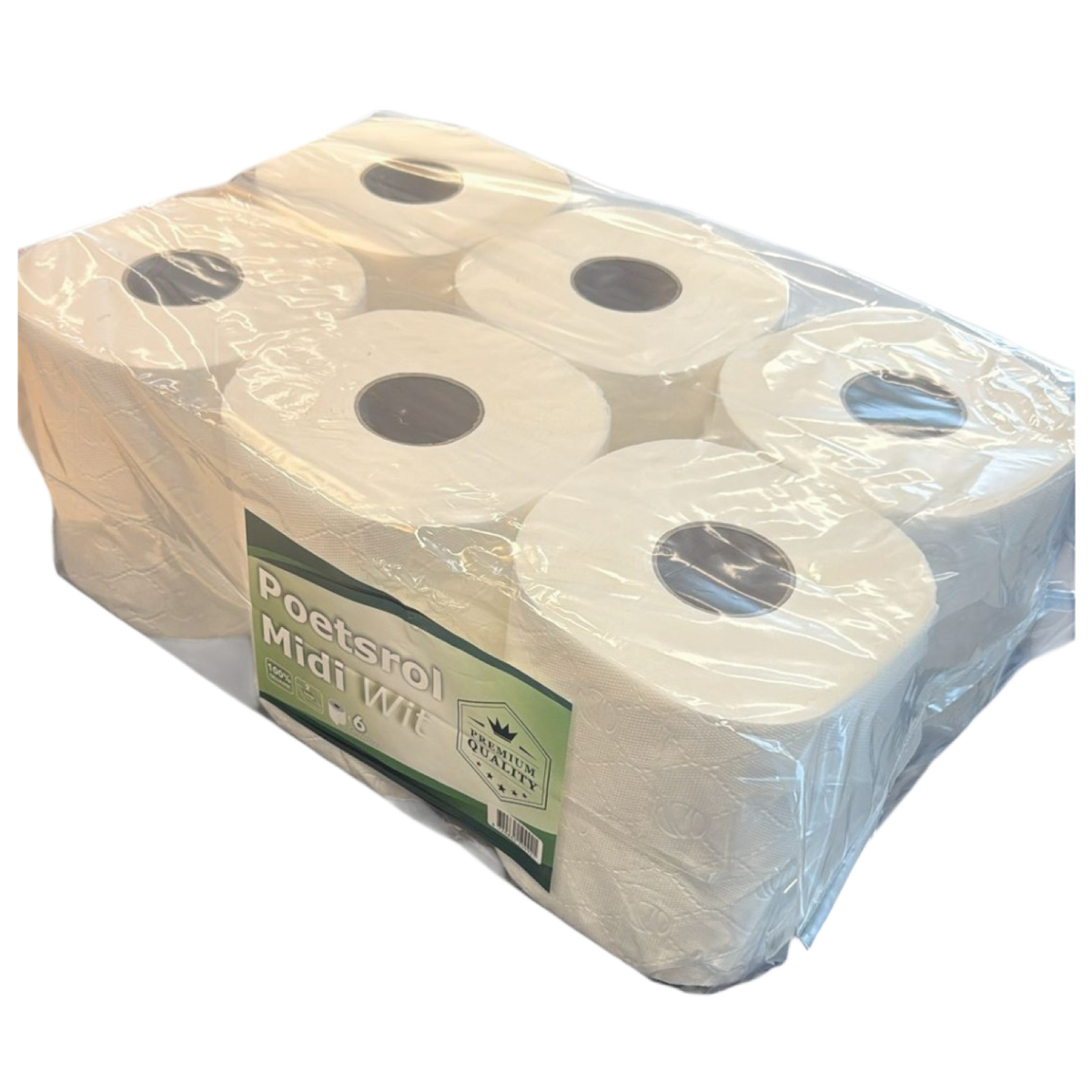 Poetsrollen – Cellulose – 1x6 Rollen