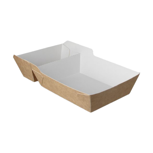 Snackbak A22 – Kraft – 400 stuks – Bruin/Wit