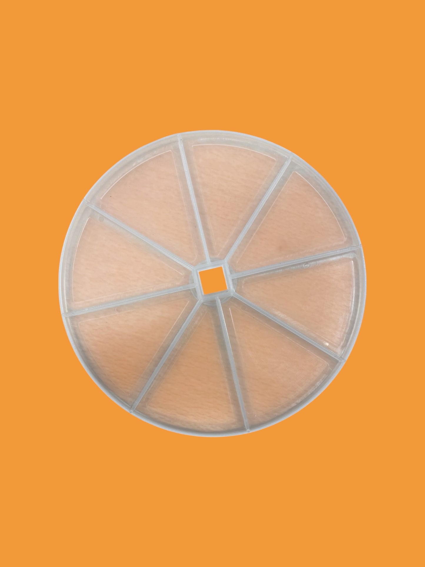17 cm Draaibare Standaardbasis – Transparant Acryl en Witte Kunststof Behuizing