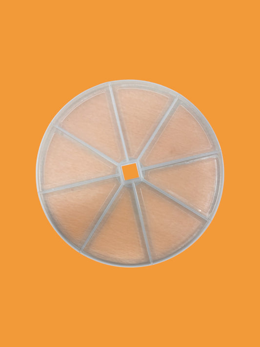 17 cm Draaibare Standaardbasis – Transparant Acryl en Witte Kunststof Behuizing