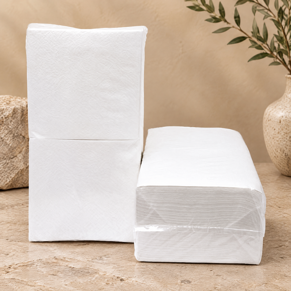 Servetten 33x33cm 1/4 vouw celullose 9 pak