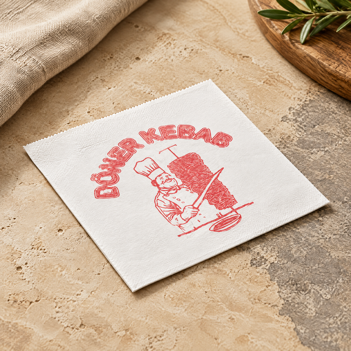 Döner zakjes 15x15 cm BIO (per kilo)