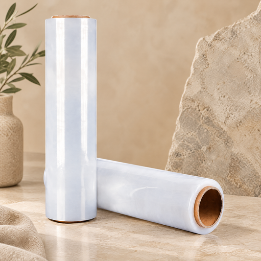 Stretchfolie Transparant 380g – Doos van 20 stuks (2 kg totaal) | Sterk & Veelzijdig