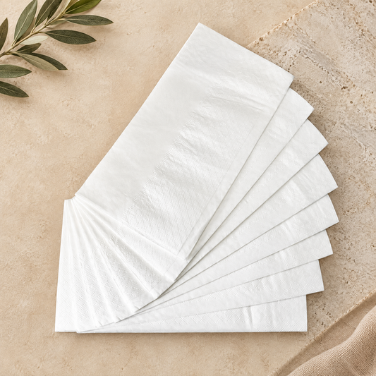 Bedrukte Servetten – 33×33 cm | 1/8 & 1/4 Vouw | 2400 Stuks (2-laags)