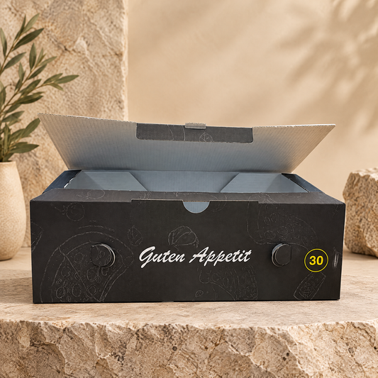 Calzone doos wit 16x30x10 cm. - Standaard Ontwerp (100 stuks)