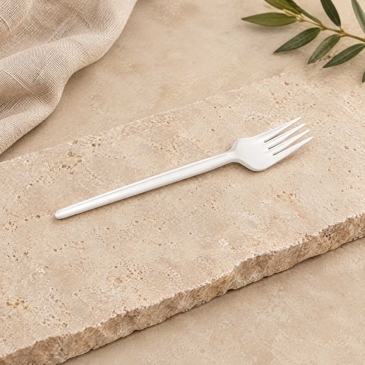 Plastik Vork – 1000 stuks – Transparant – Extra Sterk