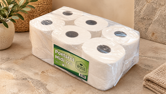 Poetsrollen – Cellulose – 1x6 Rollen