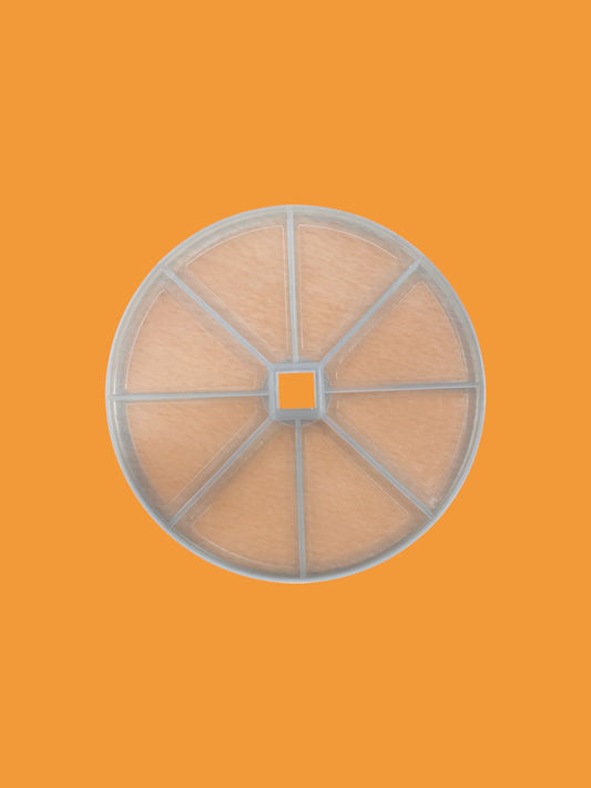14 cm Draaibare Standaardbasis – Transparant Acryl en Witte Kunststof Behuizing
