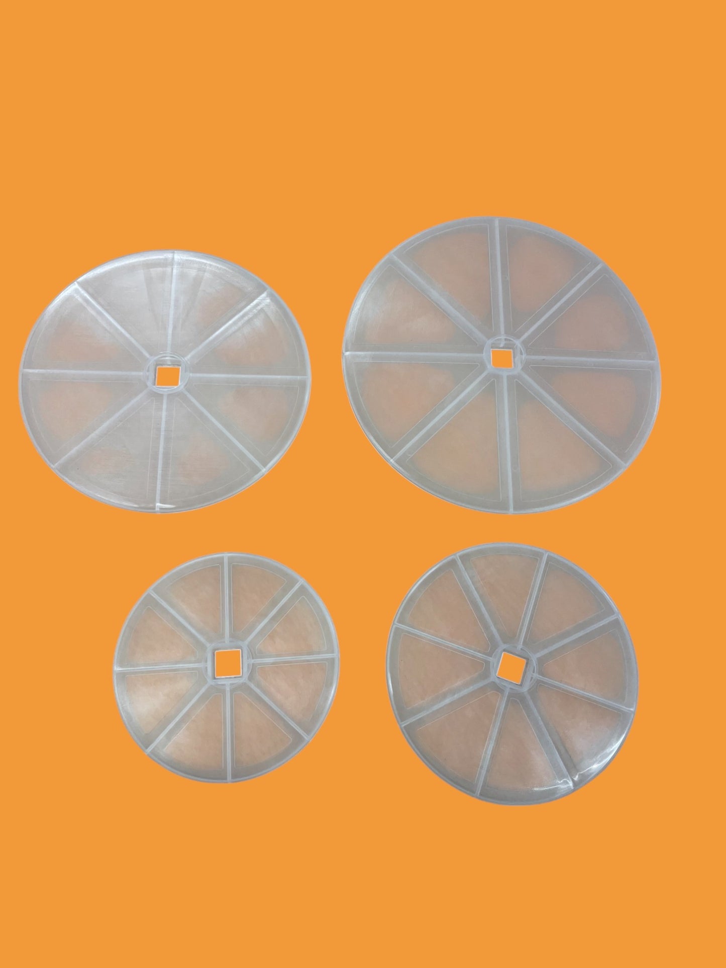 17 cm Draaibare Standaardbasis – Transparant Acryl en Witte Kunststof Behuizing